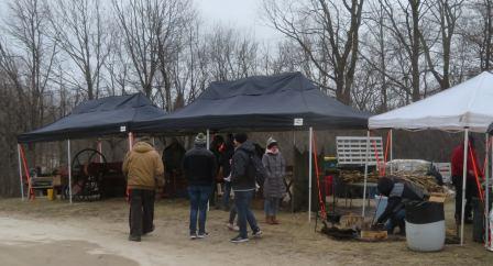 Maple Syrup Family Day -- Shelling Corn